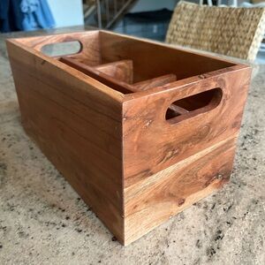 Wooden Cutlery Holder